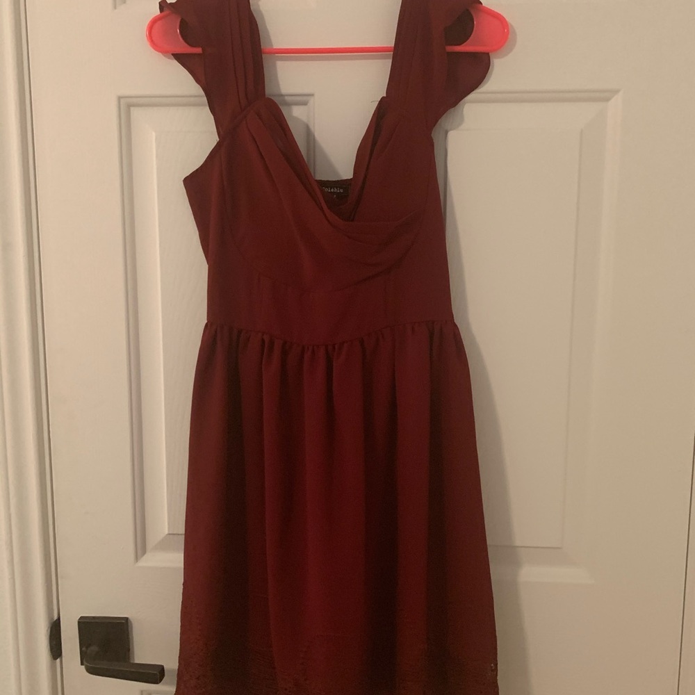 NWOT Brilliant Red Fit & Flare Dress